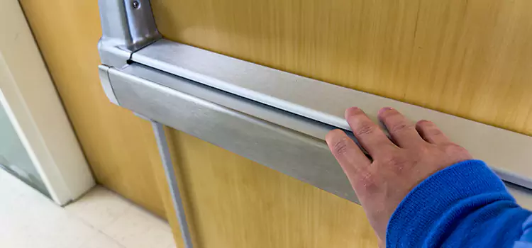 Installing a Push Bar on a Door Brookfield